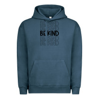 Pigment Midnight Navy be kind Urban Hoodie - Unal Design