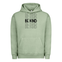 Pigment Oil Green be kind Urban Hoodie - Unal Design