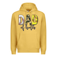 Antique Gold dad of both with softball and baseball Premium Hoodie - texasbilliewilder
