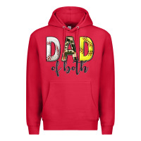 Cardinal dad of both with softball and baseball Premium Hoodie - texasbilliewilder