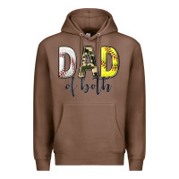 Chestnut dad of both with softball and baseball Premium Hoodie - texasbilliewilder