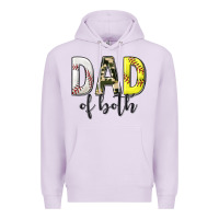 Lilac dad of both with softball and baseball Premium Hoodie - texasbilliewilder