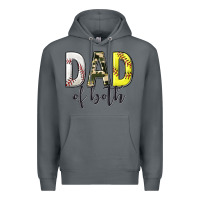 Rock dad of both with softball and baseball Premium Hoodie - texasbilliewilder