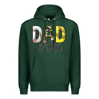 Sports Green dad of both with softball and baseball Premium Hoodie - texasbilliewilder