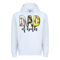 White dad of both with softball and baseball Premium Hoodie - texasbilliewilder