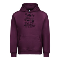 Mauve Wine kind Urban Hoodie - Unal Design