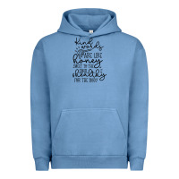 Pigment Pebble Blue kind Urban Hoodie - Unal Design