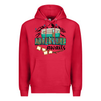 Cardinal adventure awaits Premium Hoodie - texasbilliewilder