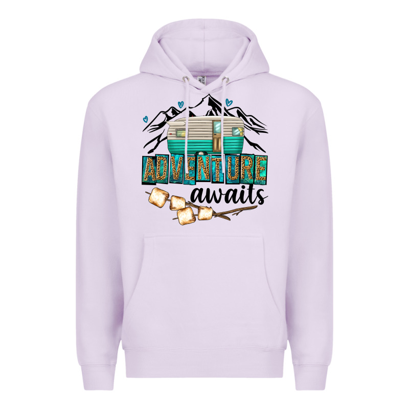 Adventure Awaits Premium Hoodie by texasbilliewilder | Teevron