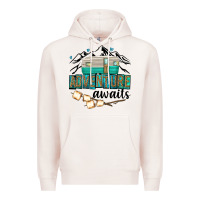 Pale Pink adventure awaits Premium Hoodie - texasbilliewilder