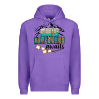 Purple adventure awaits Premium Hoodie - texasbilliewilder