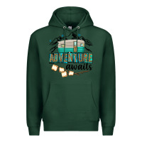 Sports Green adventure awaits Premium Hoodie - texasbilliewilder