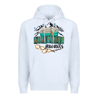 White adventure awaits Premium Hoodie - texasbilliewilder