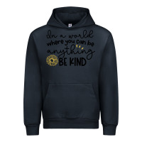 Navy be kind Urban Hoodie - Unal Design