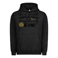 Pigment Black be kind Urban Hoodie - Unal Design