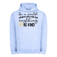 Pigment Grape Ice be kind Urban Hoodie - Unal Design