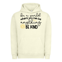 Pigment Pistachio be kind Urban Hoodie - Unal Design