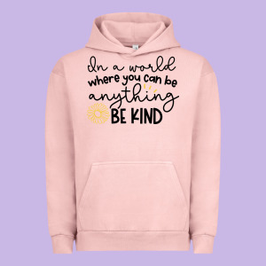 Be Kind Urban Hoodie Designed By Unal Design