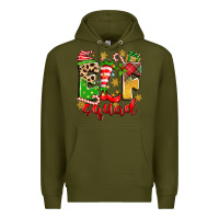 Army Green elf squad Premium Hoodie - Zillion Design Studio