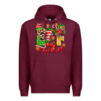 Burgundy elf squad Premium Hoodie - Zillion Design Studio
