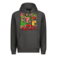 Charcoal Heather elf squad Premium Hoodie - Zillion Design Studio