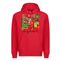 Red elf squad Premium Hoodie - Zillion Design Studio