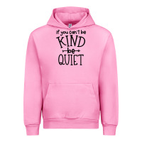Fuchsia Pink kind be quiet Urban Hoodie - Unal Design