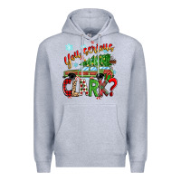Heather Grey you serious clark Premium Hoodie - Zillion Design Studio