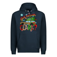 Navy you serious clark Premium Hoodie - Zillion Design Studio