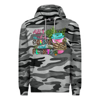 Slate Camo all i need is coffee and plants Premium Hoodie - texasbilliewilder