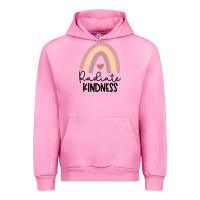 Fuchsia Pink kindness Urban Hoodie - Unal Design