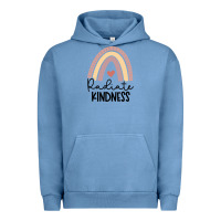 Pigment Pebble Blue kindness Urban Hoodie - Unal Design