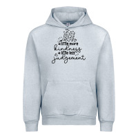 Heather Grey kindness Urban Hoodie - Unal Design
