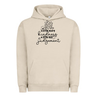 Pigment French Oak kindness Urban Hoodie - Unal Design