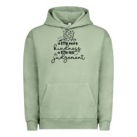 Pigment Oil Green kindness Urban Hoodie - Unal Design