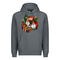 Rock Christmas Truck And Gnome Premium Hoodie - RanaPortraitStore