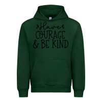 Forest Green be kind Urban Hoodie - Unal Design