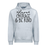 Heather Grey be kind Urban Hoodie - Unal Design