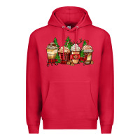 Cardinal lumberjack coffee cups Premium Hoodie - Zillion Design Studio