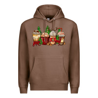 Chestnut lumberjack coffee cups Premium Hoodie - Zillion Design Studio