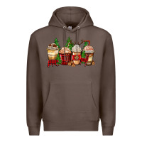 Coffee lumberjack coffee cups Premium Hoodie - Zillion Design Studio