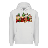 Dove Grey lumberjack coffee cups Premium Hoodie - Zillion Design Studio