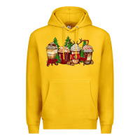 Lemon lumberjack coffee cups Premium Hoodie - Zillion Design Studio