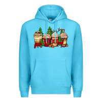 Ocean Blue lumberjack coffee cups Premium Hoodie - Zillion Design Studio