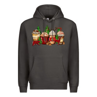 Smoke lumberjack coffee cups Premium Hoodie - Zillion Design Studio