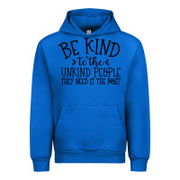 Cobalt be kind Urban Hoodie - Unal Design