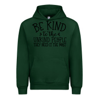 Foreset Green be kind Urban Hoodie - Unal Design