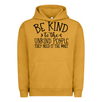 Pigment Peanut Butter be kind Urban Hoodie - Unal Design
