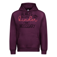 Mauve Wine always Urban Hoodie - Unal Design