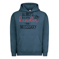 Pigment Midnight Navy always Urban Hoodie - Unal Design